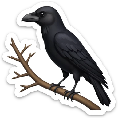 Crow sticker