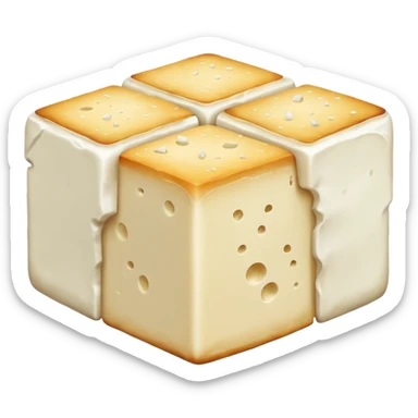 Feta cheese sticker
