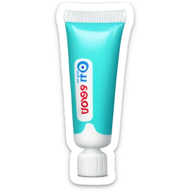 toothpaste tube sticker