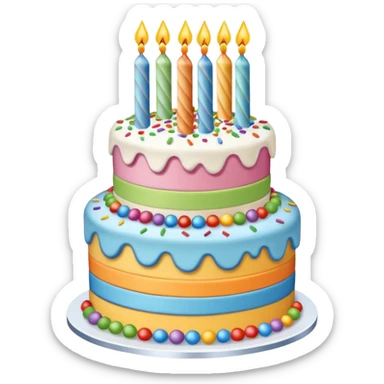 Birthday cakes  sticker