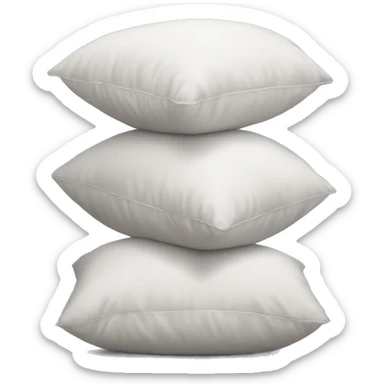 Stack of pillows  sticker