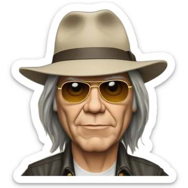 Neil young sticker