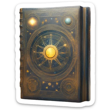 magical astral soul book sticker