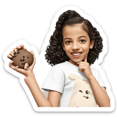 happy moment under the tree sticker