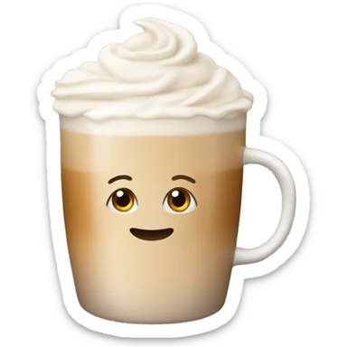 a chai latte  sticker