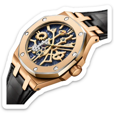 Piguet Royal Oak Skeleton daimond watch sticker