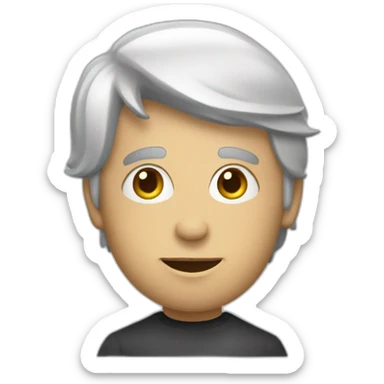 Télévision humaine sticker