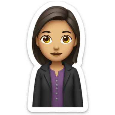 Mujer con Lagrimas sticker