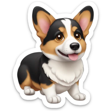 Cute little Corgi sticker