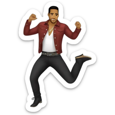 Romeo santos bailando sticker