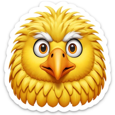 vild big bird sticker