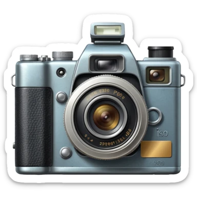 Old digital camera with $200 price ticket sticker