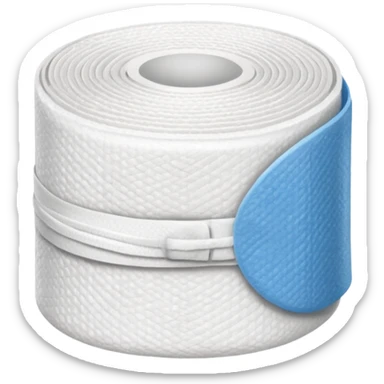 bandage roll, no blue  sticker