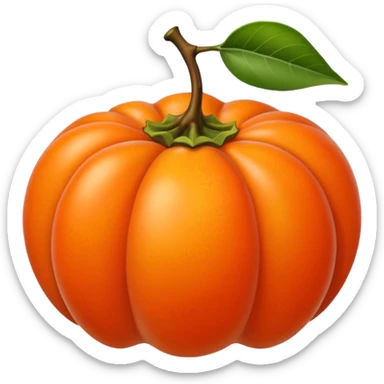 persimmon fruit sticker