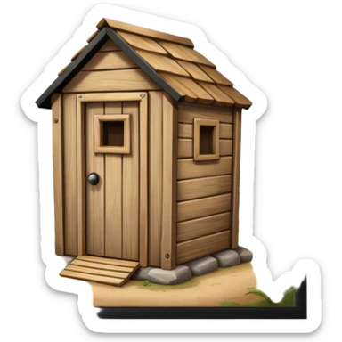 outhouse sticker