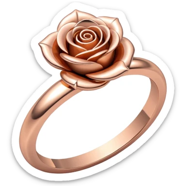 Rose gold ring sticker