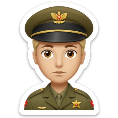 legionario del et español con mi cara  sticker