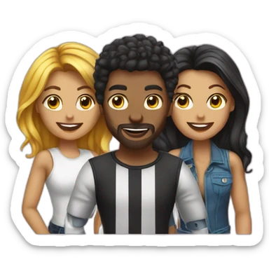 female photographer, a dj and a vocalist sticker