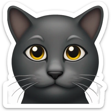 make the cat darker sticker