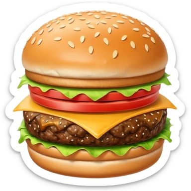 burger leftover sticker