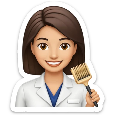 Hair salon manager Hispanic sticker