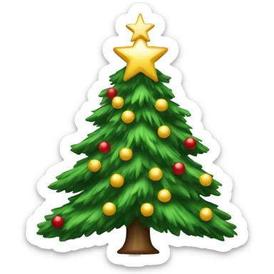 Christmas tree  sticker