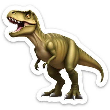 A T. rex sticker