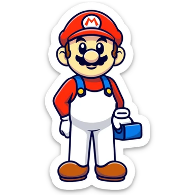 Mario bross sticker