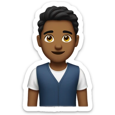 eshan gill brown boy  sticker