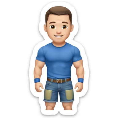 John cena chibi  sticker