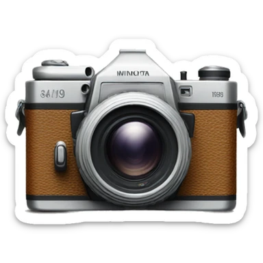 minolta film camera  sticker