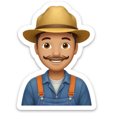 Make a farmer sticker