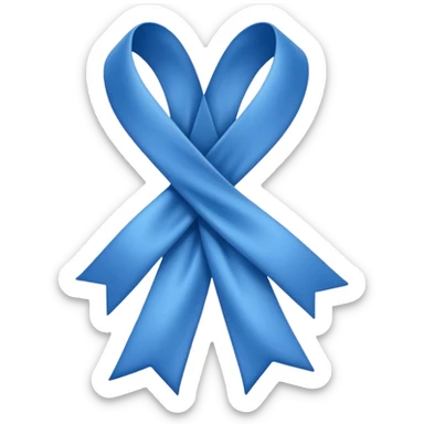 un fiocco azzurro sticker