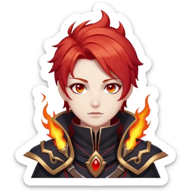 Mavuika The Pyro Archon from Genshin Impact sticker