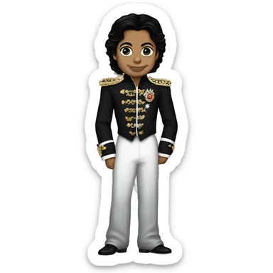 Micheal Jackson Putin wear princess dress sticker