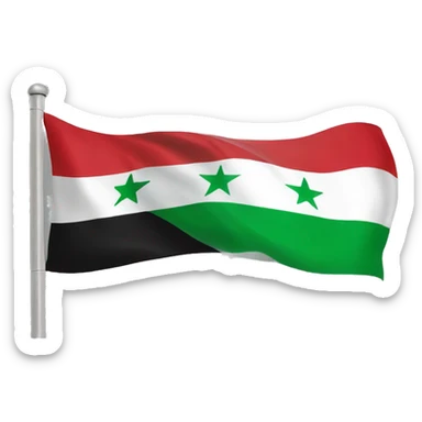 syrian flag sticker