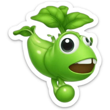 Peashooter sticker