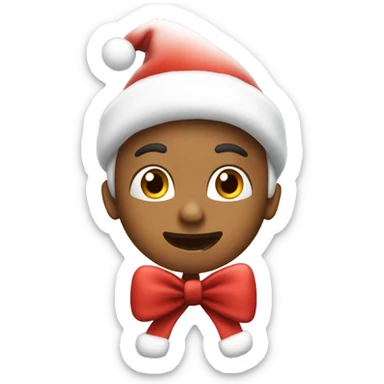 Christmas heartt sticker