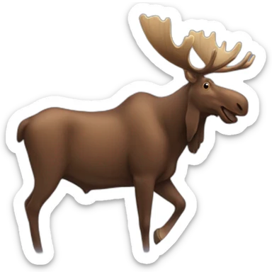 Moose sticker