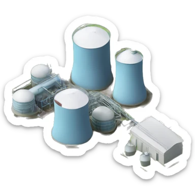 Biogas Power Plant sticker