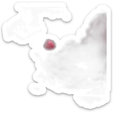 The sky is red sticker