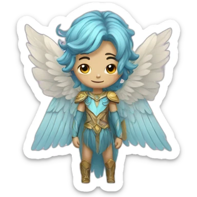 winged dreamers sticker