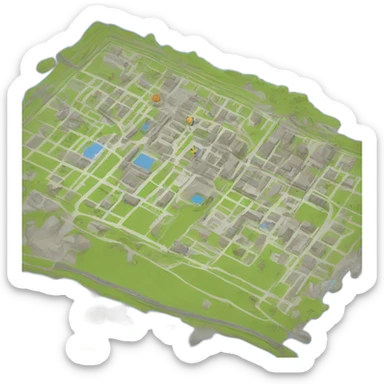 A map legend for prairie high school in vancouver, washington sticker