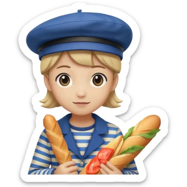 A Pokémon based on the theme of France  sticker