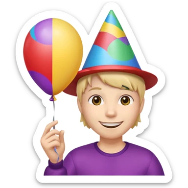 make a funny cool and nice, happy sticker