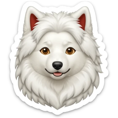 Haz a un samoyedo con mezcla de leon sticker