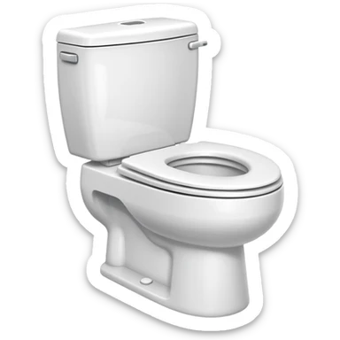 movable toilet sticker