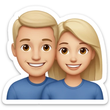 I want something between laughing and loving sticker