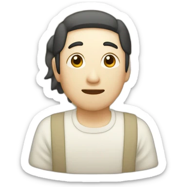 À corean letter sticker