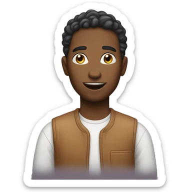 "today I asked" TIA. a question being asked by someone who doesn't know something and wants to enguage with others who might know the answer to this question. sticker